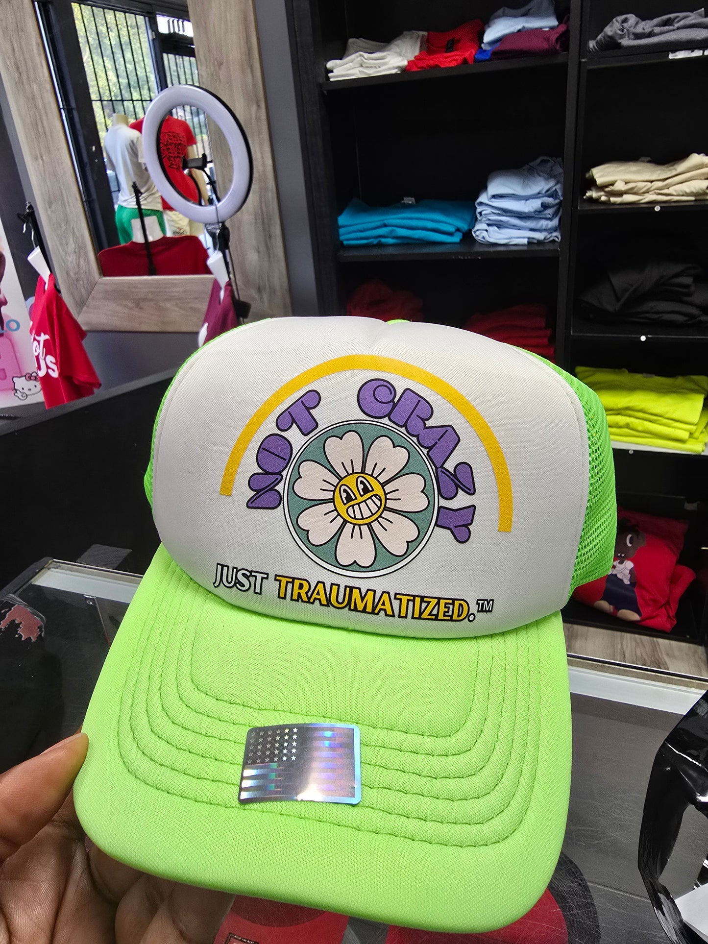 Just Traumatized Trucker Hat